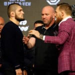 пресс-конференция Конора и Хабиба перед UFC 229