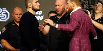 пресс-конференция Конора и Хабиба перед UFC 229