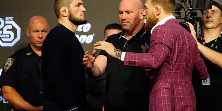 пресс-конференция Конора и Хабиба перед UFC 229